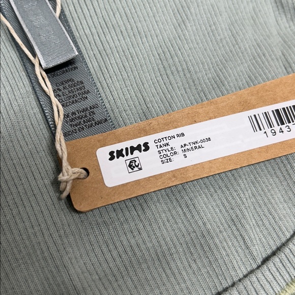 Skims Cotton Rib Tank Mineral New FIRM - Picture 5 of 5